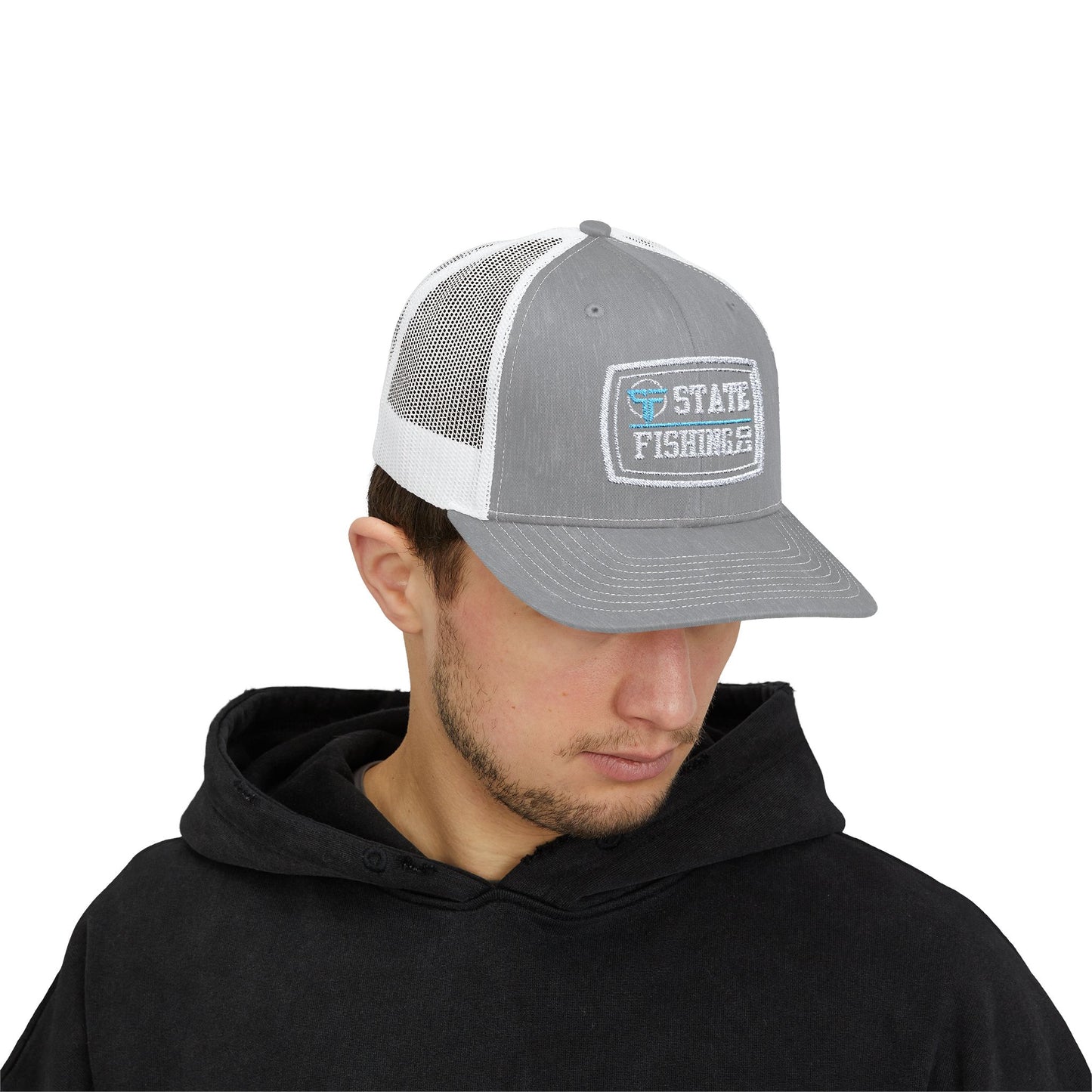 STATE BADGE SNAPBACK TRUCKER CAP