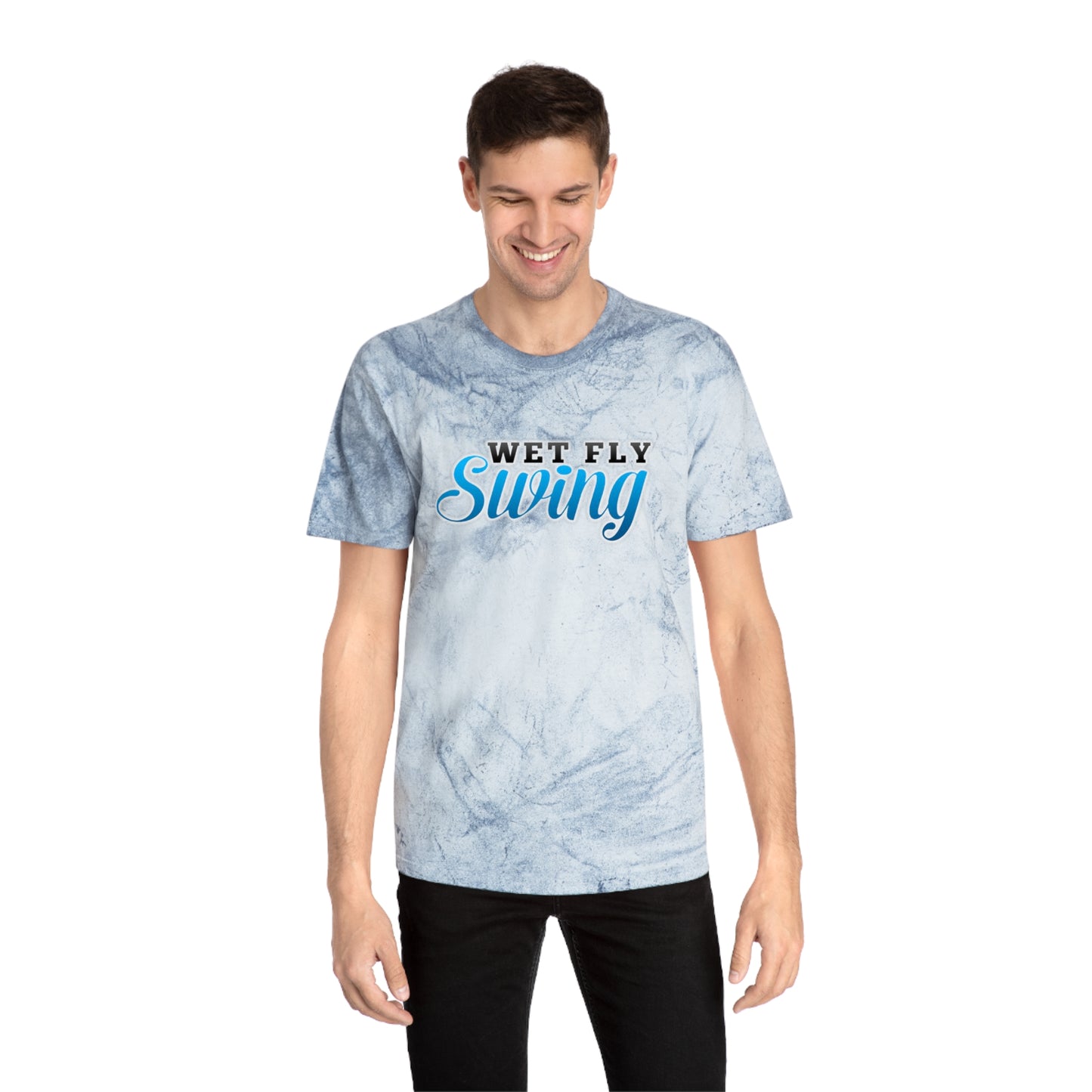 WFS original Mens TIE DIE washed T-Shirt
