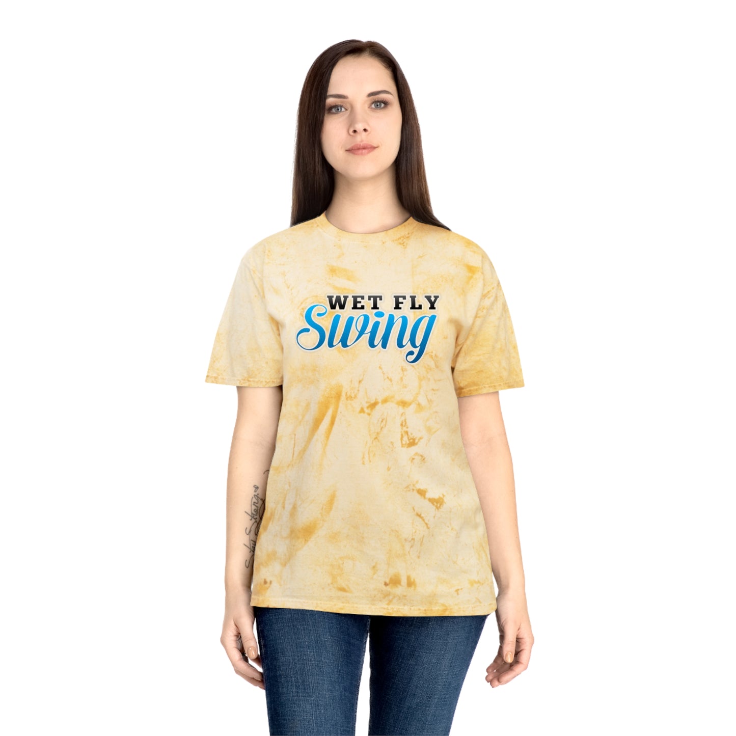 WFS original Mens TIE DIE washed T-Shirt