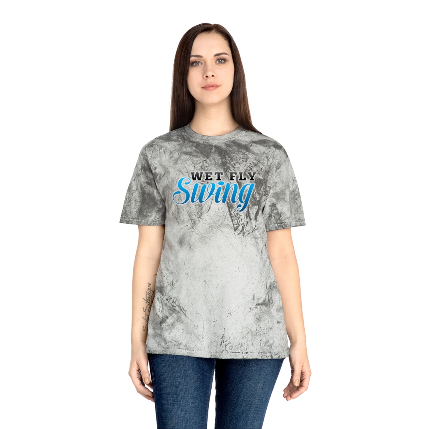 WFS original Mens TIE DIE washed T-Shirt