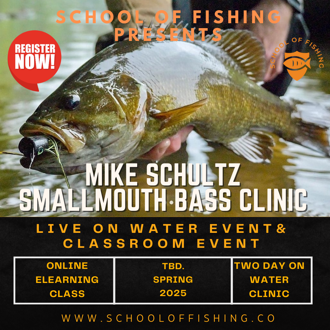 Mike Schultz Smallmouth Bass Clinic 2025