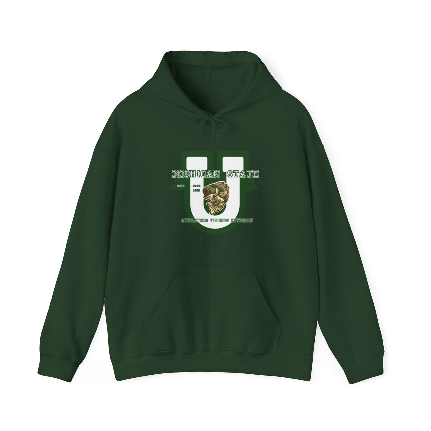 Michigan State Smallmouths The Big U Hooded Sweatshirt