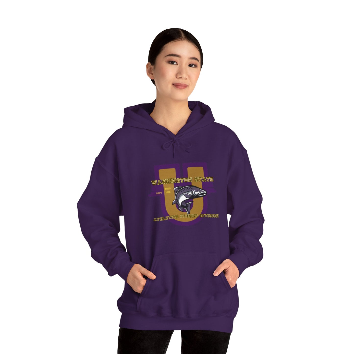 Washington State Chinooks  The Big U Hooded Sweatshirt