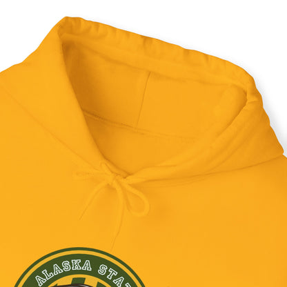 Alaska State Salmon Kings Field logo Hooded Sweatshirt