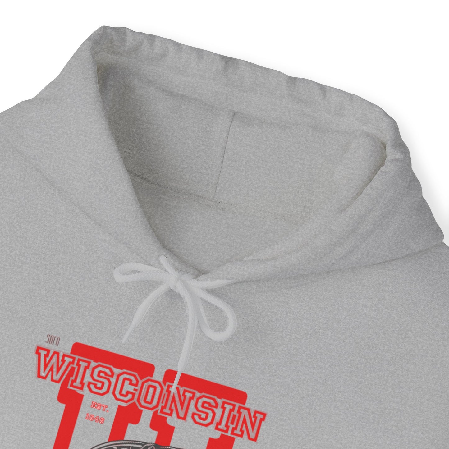 Wisconsin State Musky's The Big U Hooded Sweatshirt