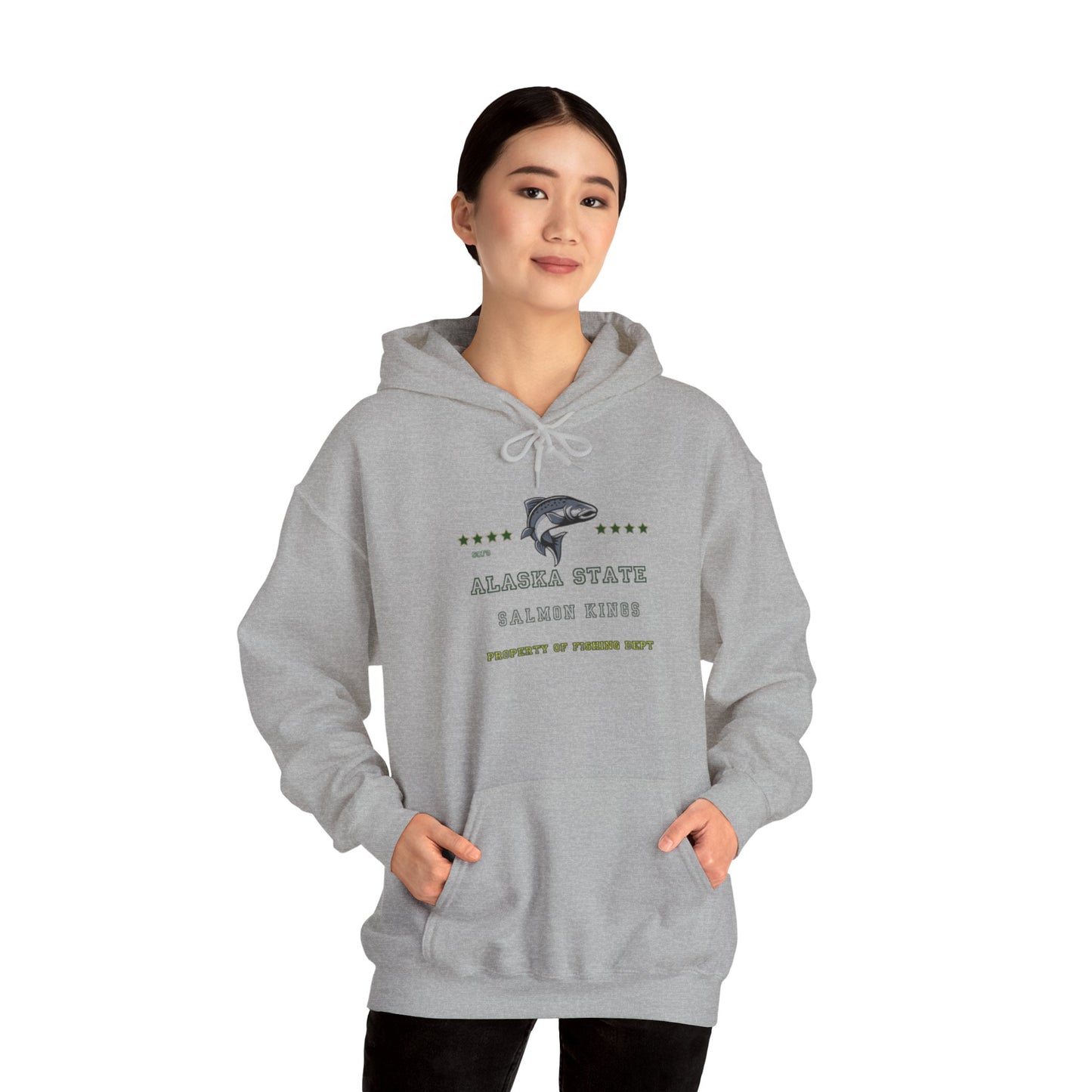 Alaska State Salmon Kings Property  Hooded Sweatshirt